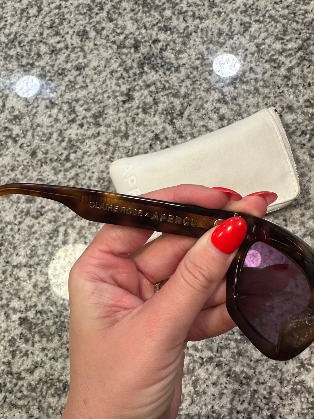 Claire Rose x Apercu Eyewear Marrakesh Sunglasses in Tortoise